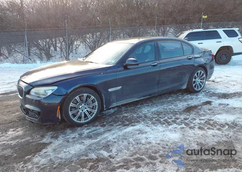 2013 BMW 750Li xDrive from USA, damaged, VIN WBAYF8C57DD140341